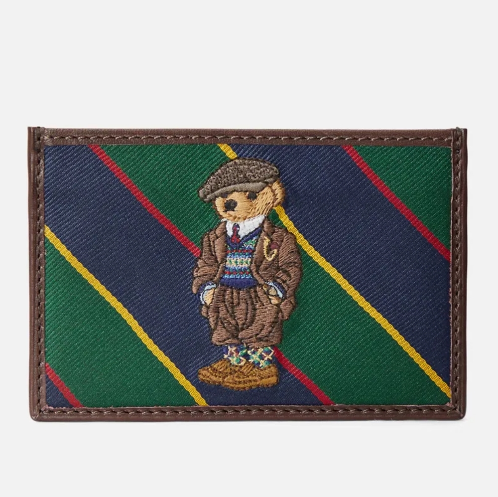 Polo Bear Jacquard Card Case